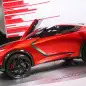 The Nissan Gripz concept unveiled at the 2015 Frankfurt Motor Show, side view with model.