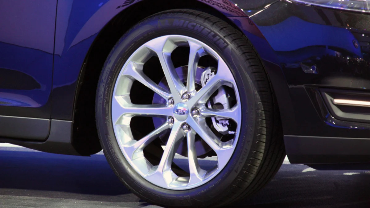 2013 Ford Taurus's wheel at 2011 New York Auto Show