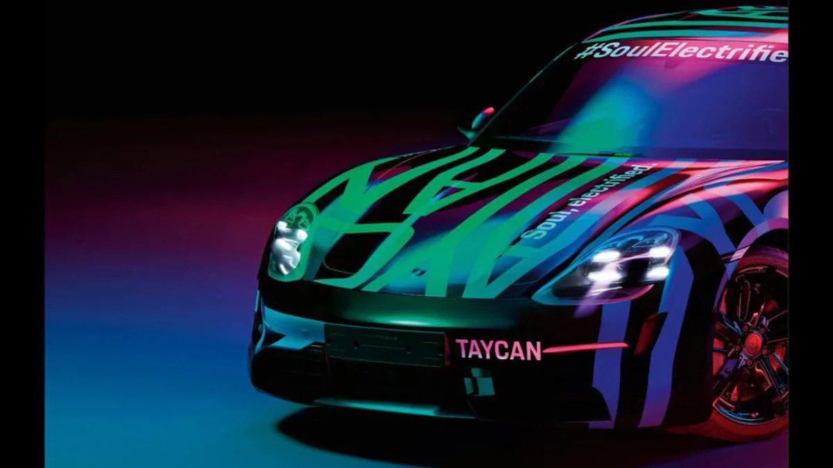 Porsche Taycan teased