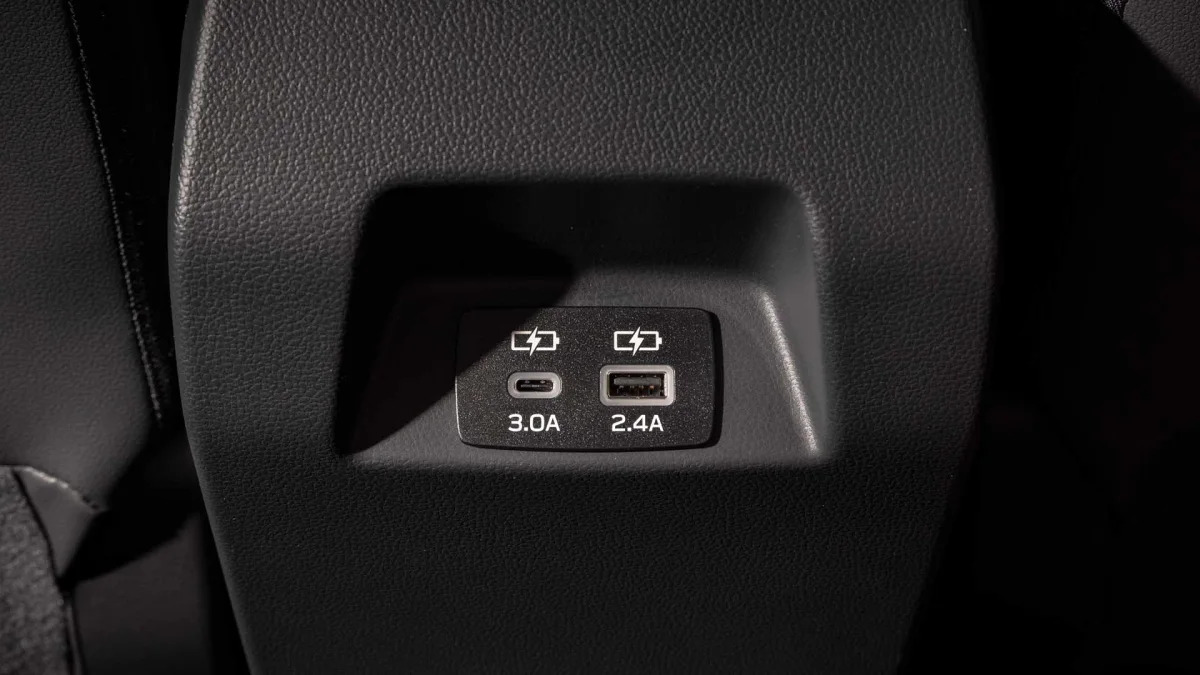 2024 Subaru Crosstrek rear USB ports