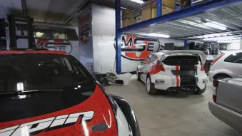 Ford Racing Oldsbergs MSE Rally Car Shop