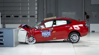 2013 Dodge Dart IIHS crash test