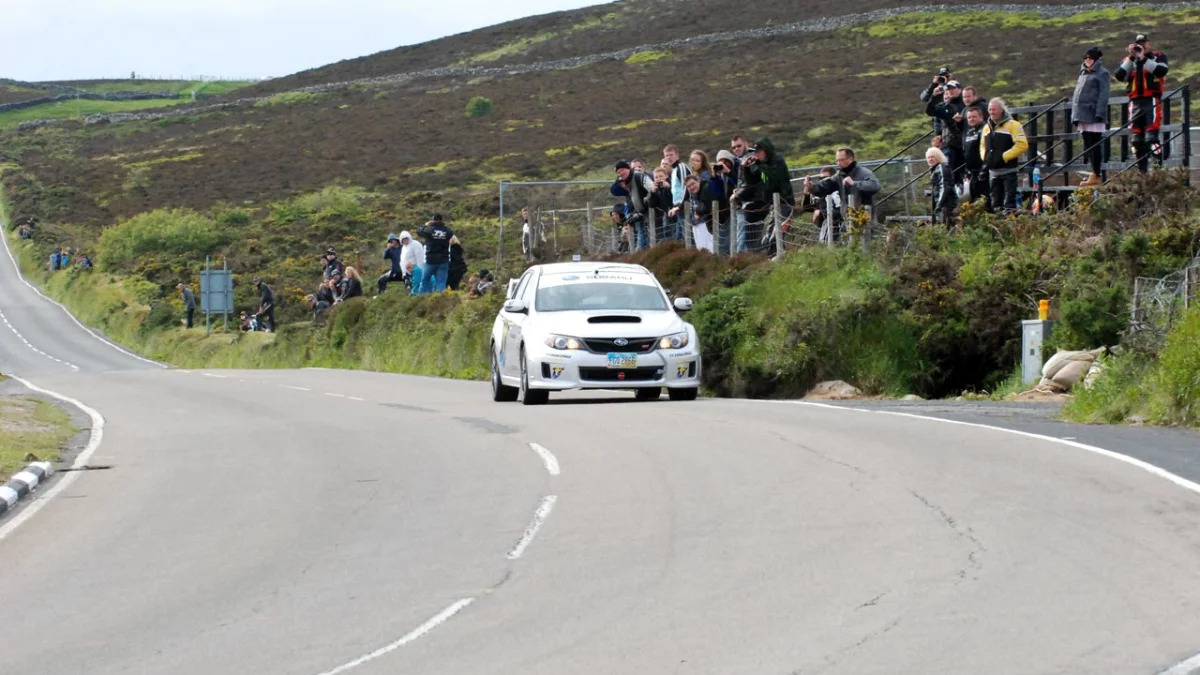 Subaru WRX STI at Isle of Man TT