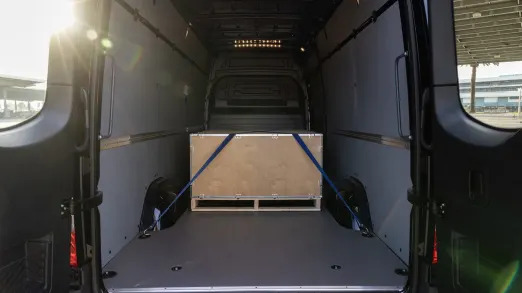 Mercedes Benz eSprinter cargo hold