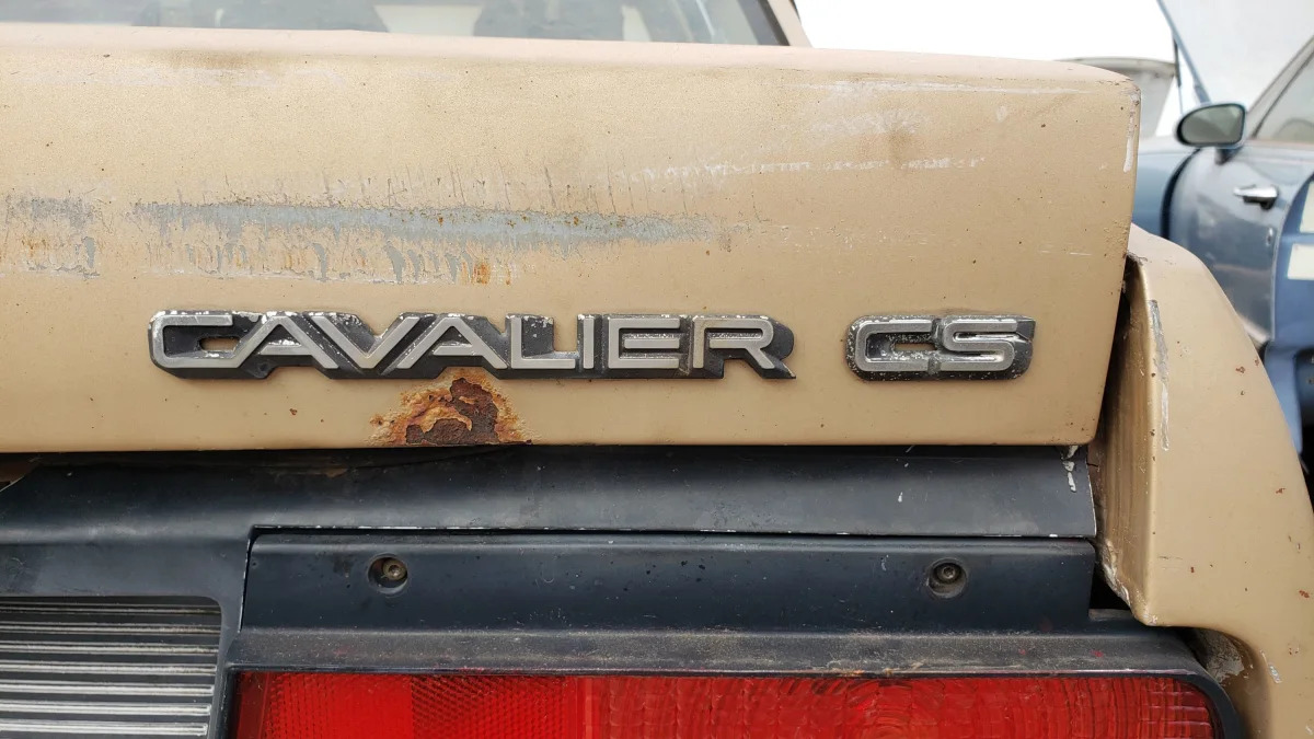 08 - 1986 Chevrolet Cavalier in Colorado Junkyard - Photo by Murilee Martin