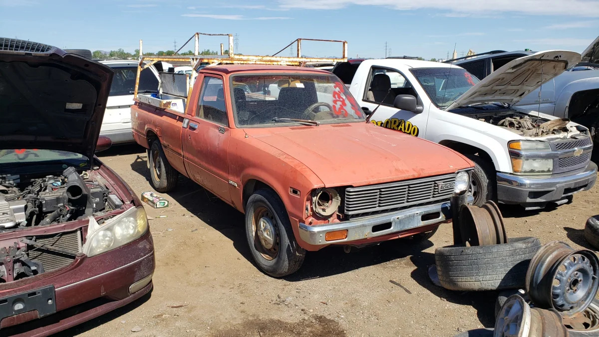 54 - 1979 Toyota Hilux in Colorado junkyard - photo by Murilee Martin