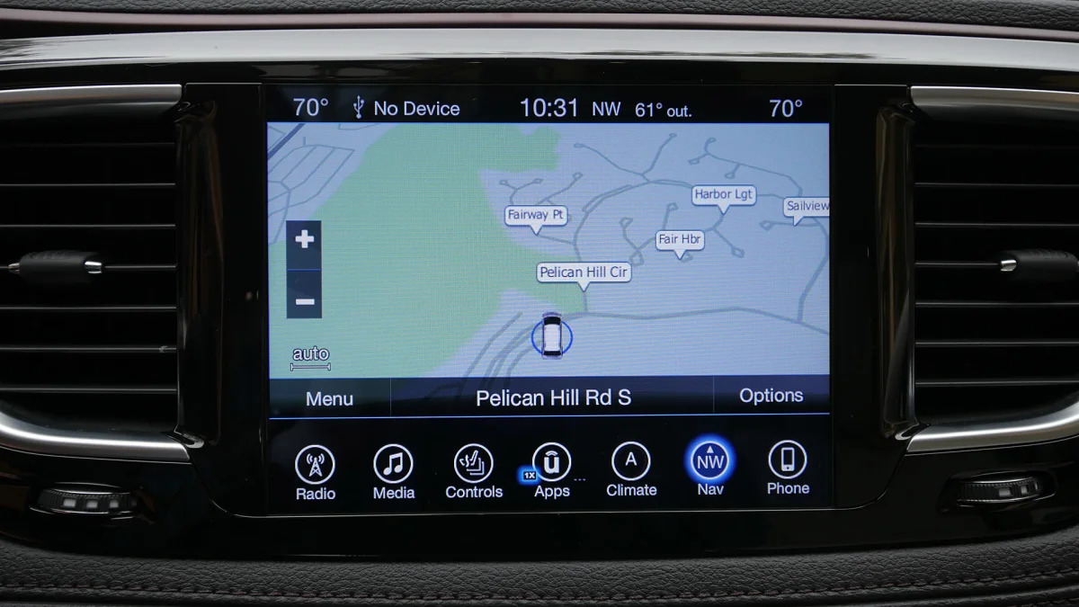 2017 Chrysler Pacifica navigation system