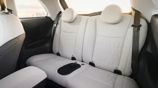 Fiat 500e Inspired by Beauty back seat