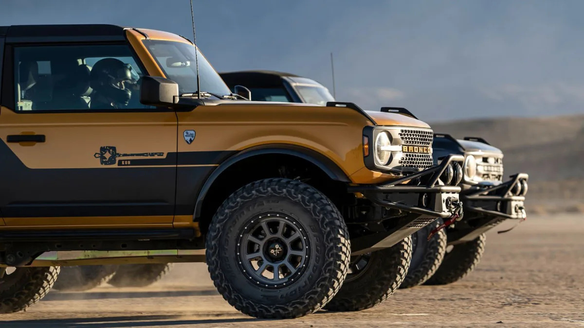 Fox Factory PVD's KOH Edition Ford Bronco