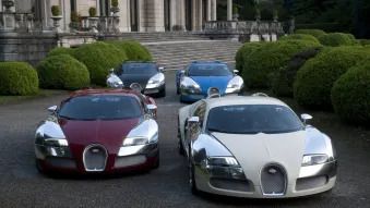 Bugatti Veyron Centenaire editions at Villa d'Este