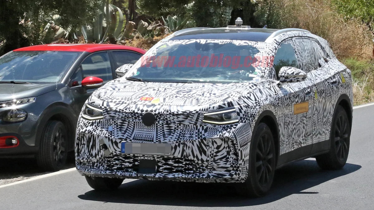 We spy the electric VW crossover
