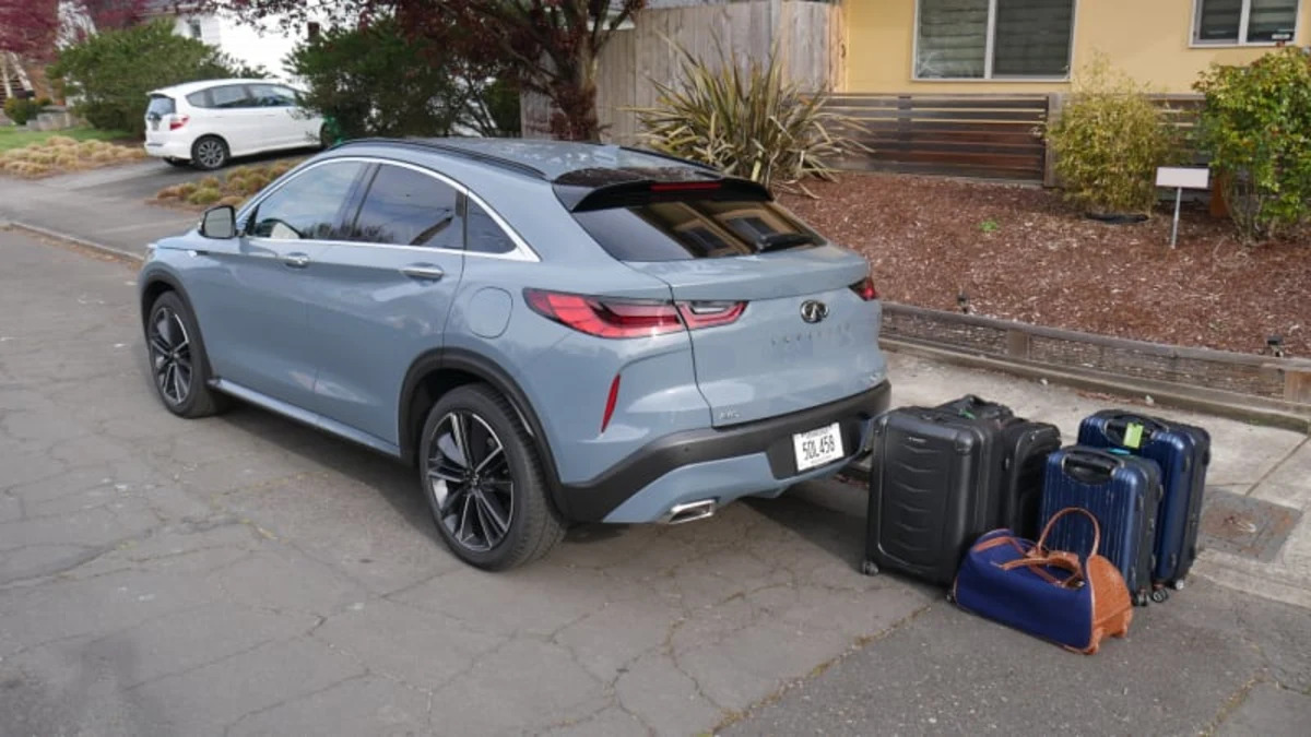 Infiniti QX55 Luggage Test | The price to be paid for a coupe
