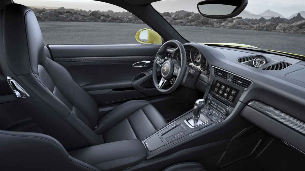 porsche 911 turbo s interior cabin leather