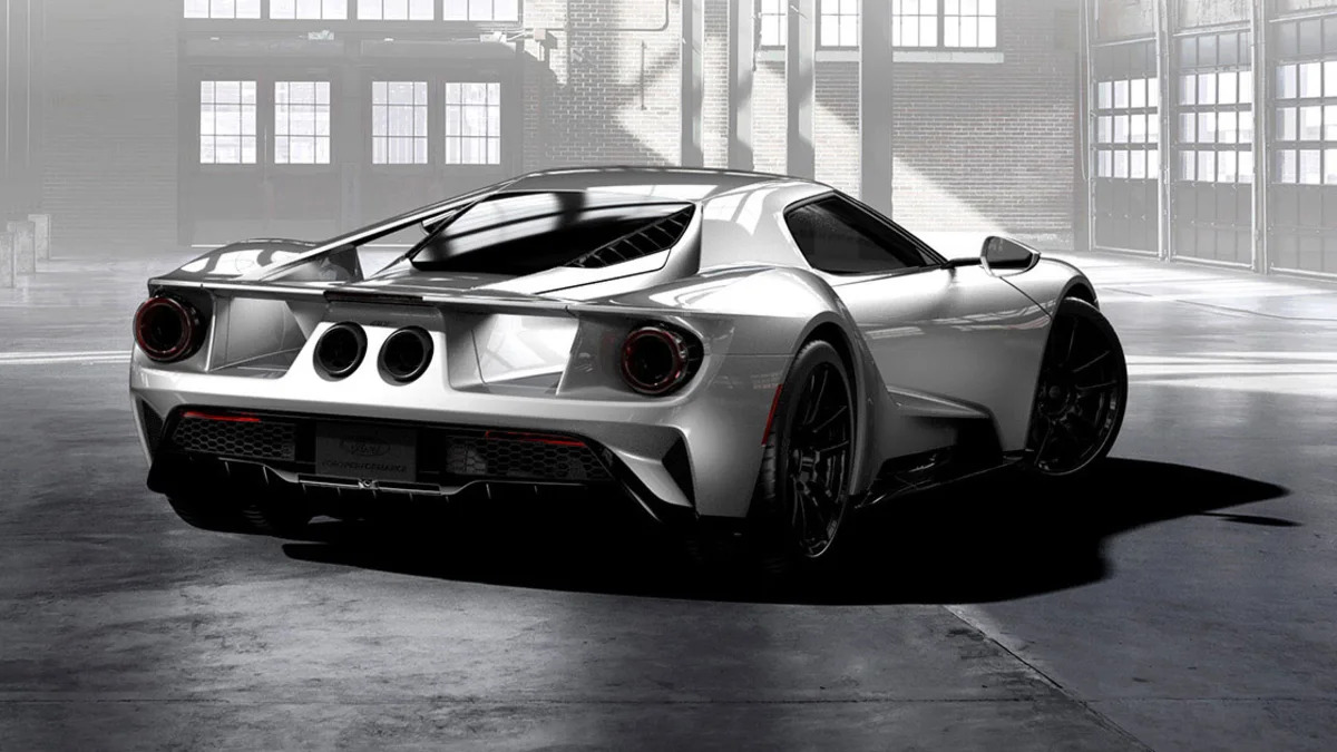 2017 Ford GT rear view