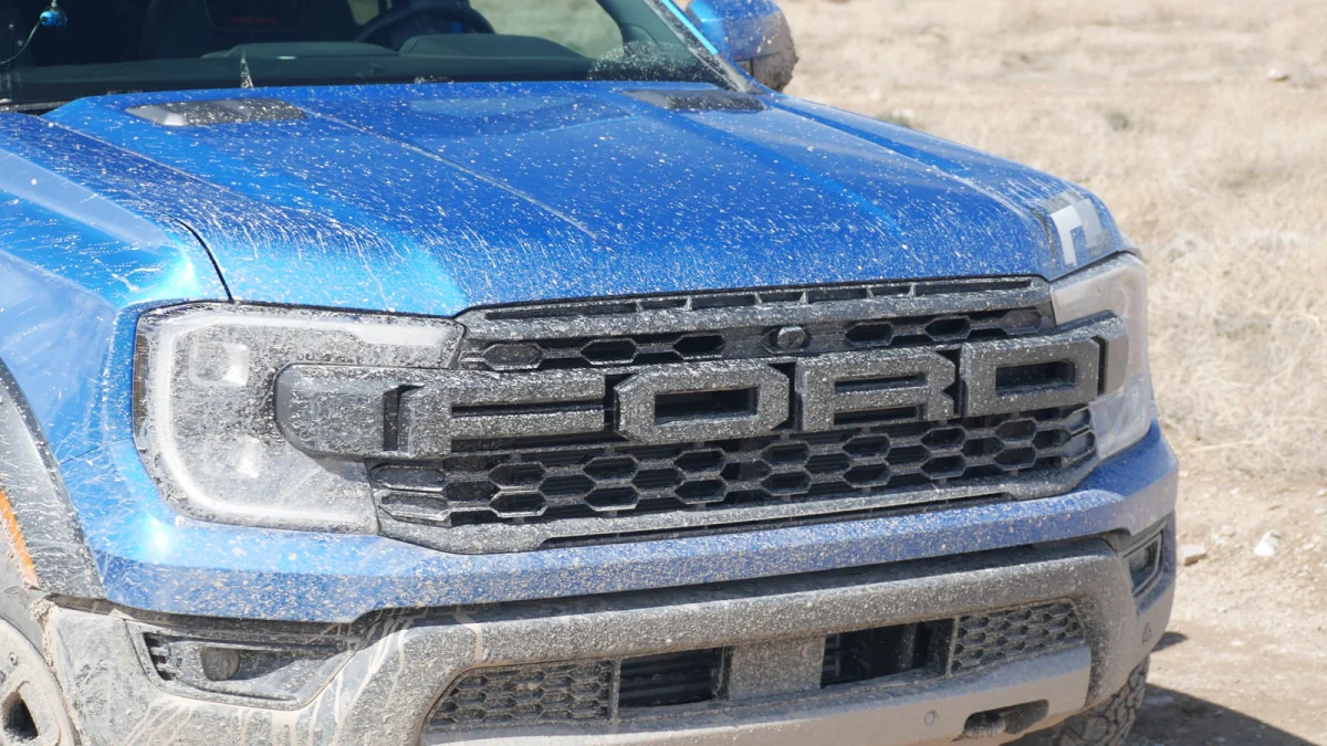 2024 Ford Ranger Raptor front detail