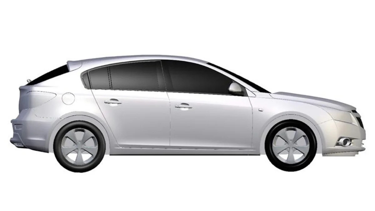 Chevrolet Cruze Hatchback design renderings