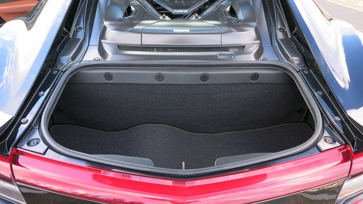 2017 Acura NSX trunk