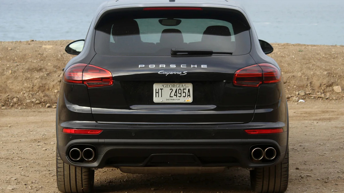 2015 Porsche Cayenne S rear view