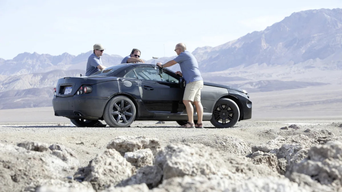 2012 Mercedes-Benz SLK Testing in Death Valley