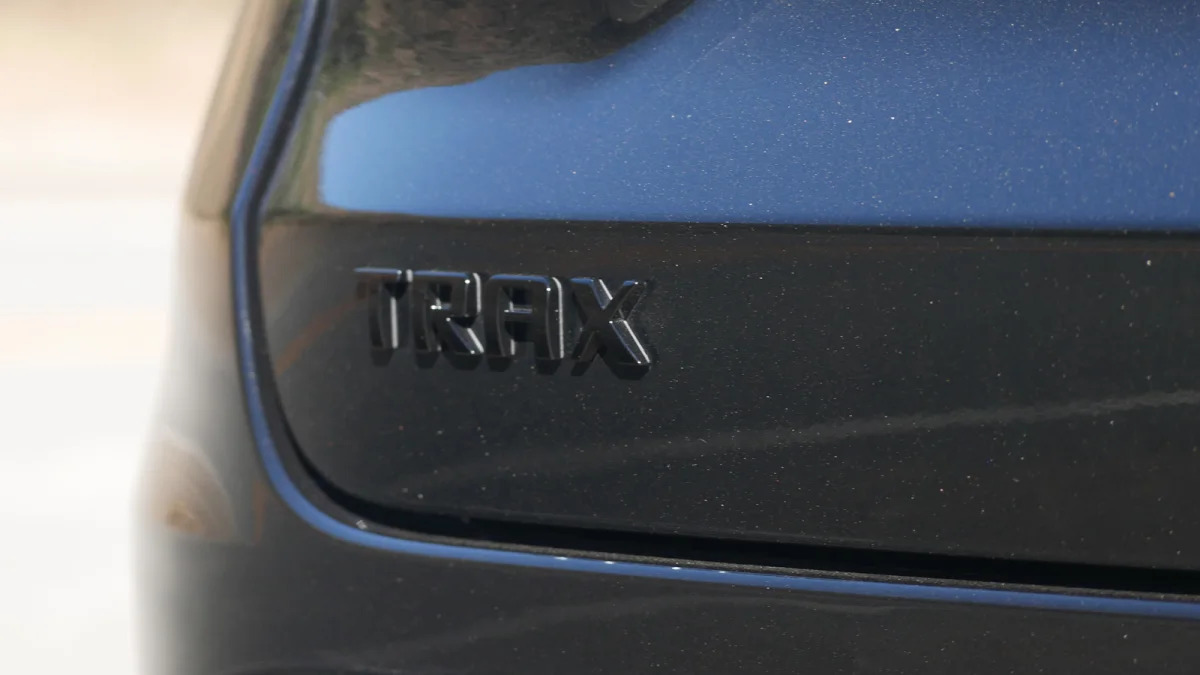 2024 Chevrolet Trax 2RS badge in black