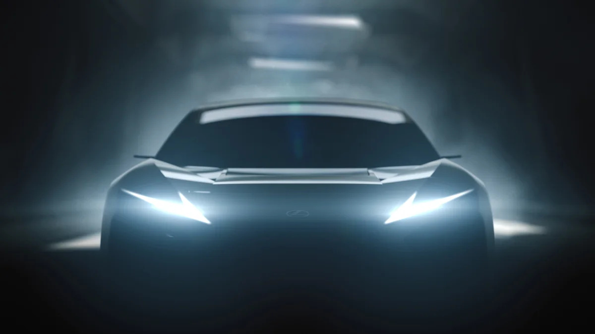 Lexus EV tease for 2023 Japan Mobility Show