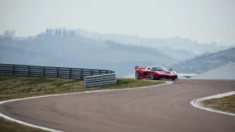 Sebastian Vettel in Ferrari FXX K at Fiorano