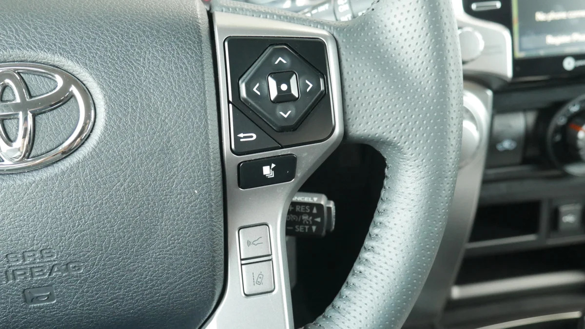 2021 Toyota 4Runner Trail Edition interior steering wheel controls