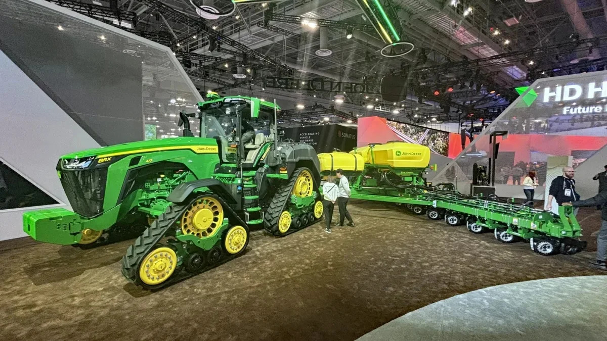 John Deere autonomous tractor at CES 2024