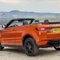 2017 Land Rover Range Rover Evoque Convertible rear 3/4 view
