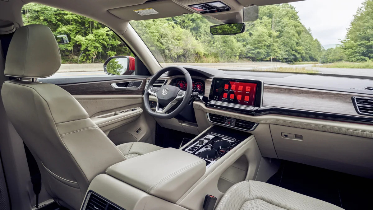2024 Volkswagen Atlas interior from back seat