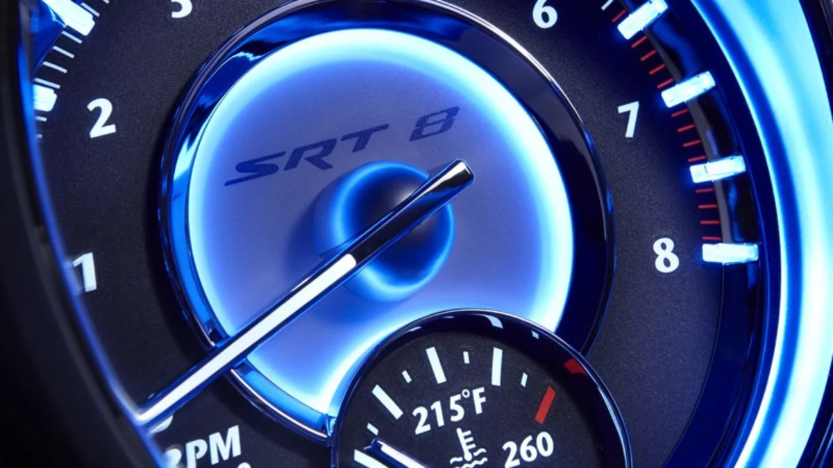 2012 Chrysler 300 SRT8 gauges