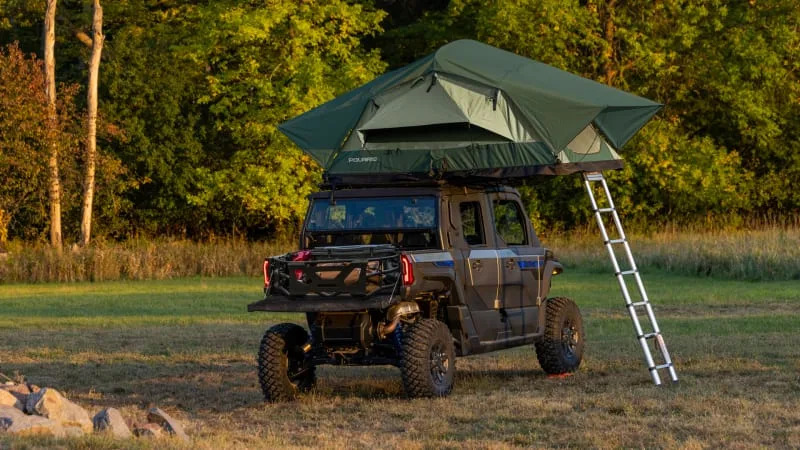 Polaris Ranger XD with roof tent