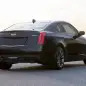 Cadillac ATS coupe with Black Chrome Package rear 3/4