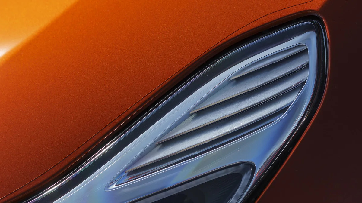 2017 Aston Martin DB11 headlight detail