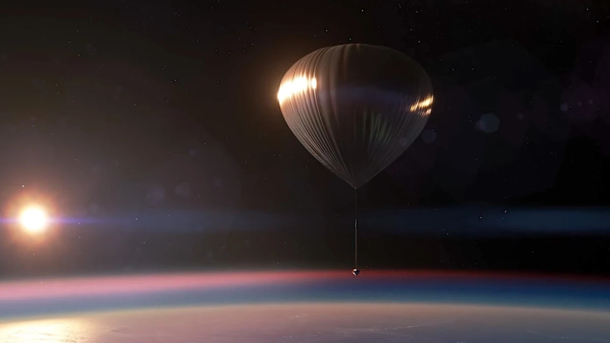 Balloon company plans to carry tourists on a long, luxurious trip to the edge of space