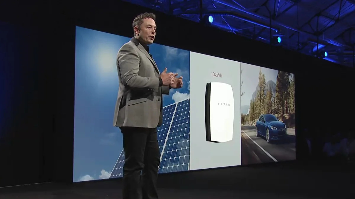 Tesla CEO Elon Musk introduces Powerwall