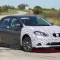 2016 nissan sentra spy shots front camouflage