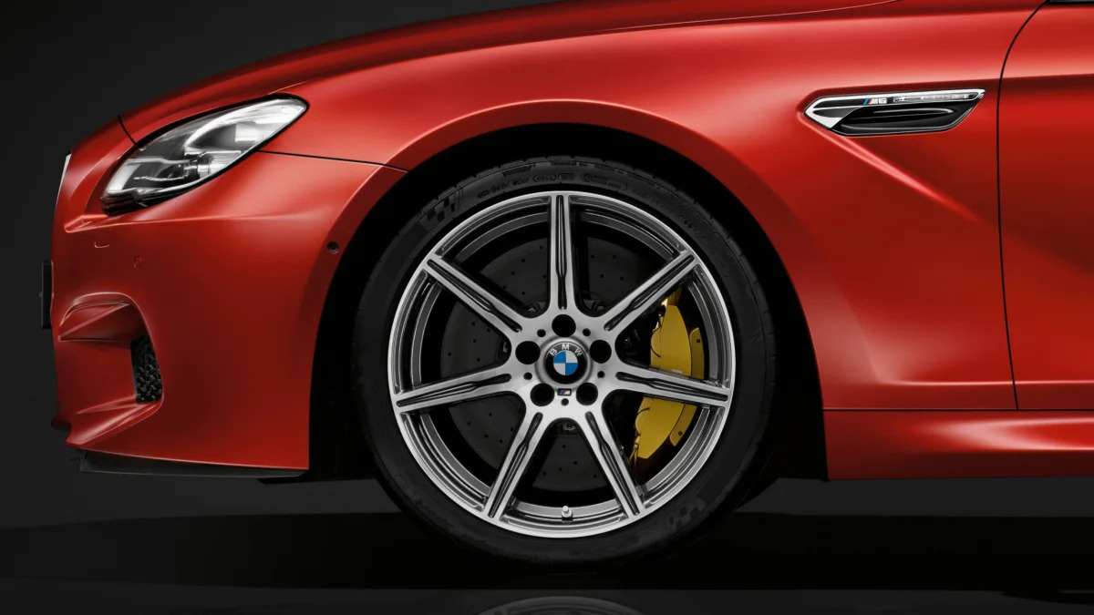 2016 BMW M6 with Competition Package red wheels