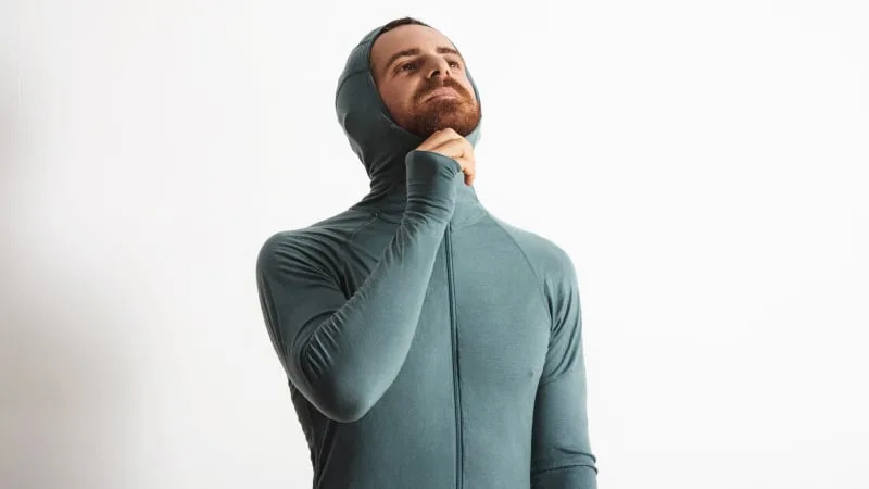 man in thermal baselayer wear ninja suit set