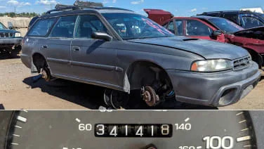 Junkyard Gem: 1998 Subaru Legacy Outback Wagon with 341K miles