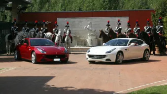 Ferrari FF with the 4th Mounted Carabinieri