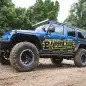 Project Trail Force 2015 Jeep Wrangler Rubicon, front three-quarter.