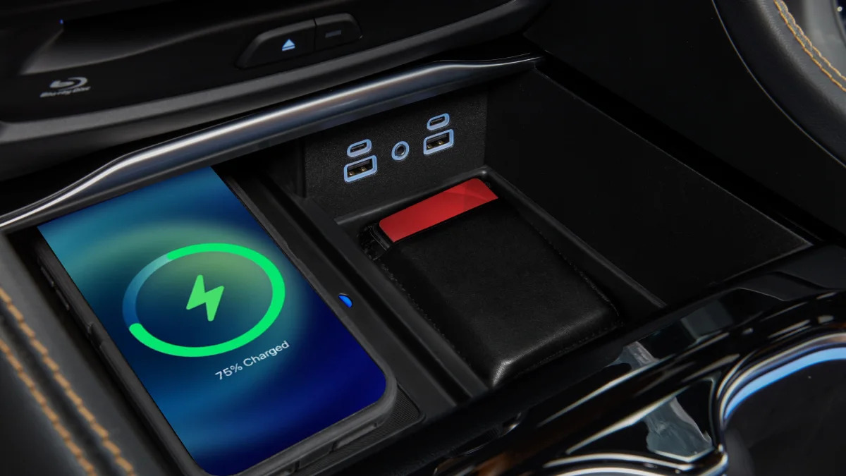 Wireless charging for the 2024 Chrysler Pacifica is available wi