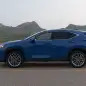 2022 Lexus NX 350h Luxury Celestial Blue profile