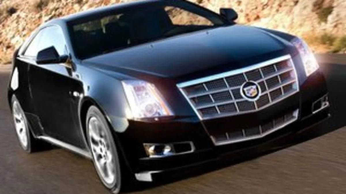 7. 2012 Cadillac CTS Coupe
