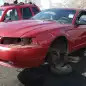 16 - 2004 Ford Mustang in Colorado junkyard - photo by Murilee Martin