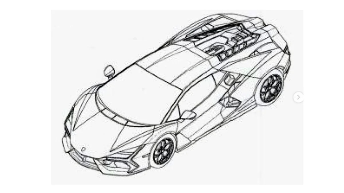 Lamborghini V12 Hybrid Patent Images