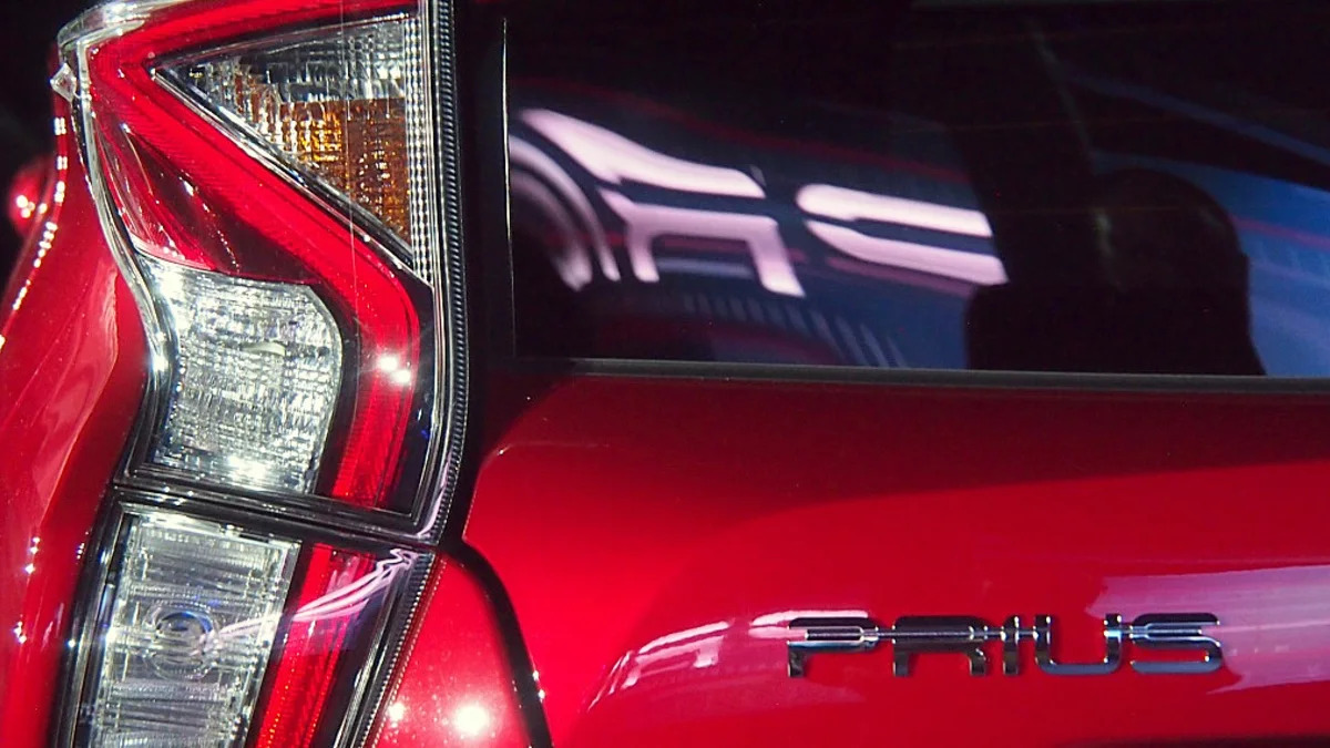 2016 Toyota Prius tail light