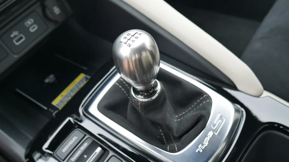 2024 Acura Integra Type S optional titanium shift knob