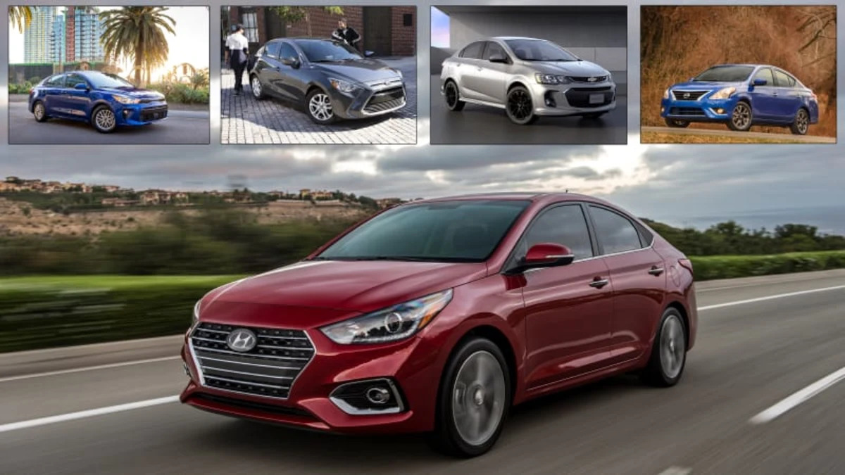 2018 Hyundai Accent vs subcompact sedans: How it compares on paper